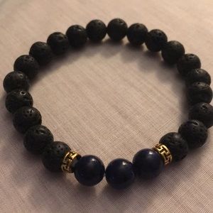 Lapis Lava Healing Bracelet